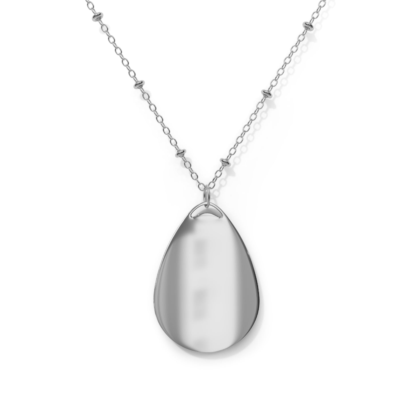 Sober Mom Oval Necklace