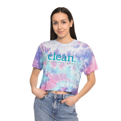 Clean Logo Tie-Dye Crop Tee