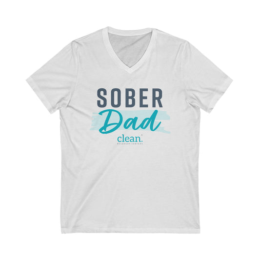 Sober Dad V-Neck Tee