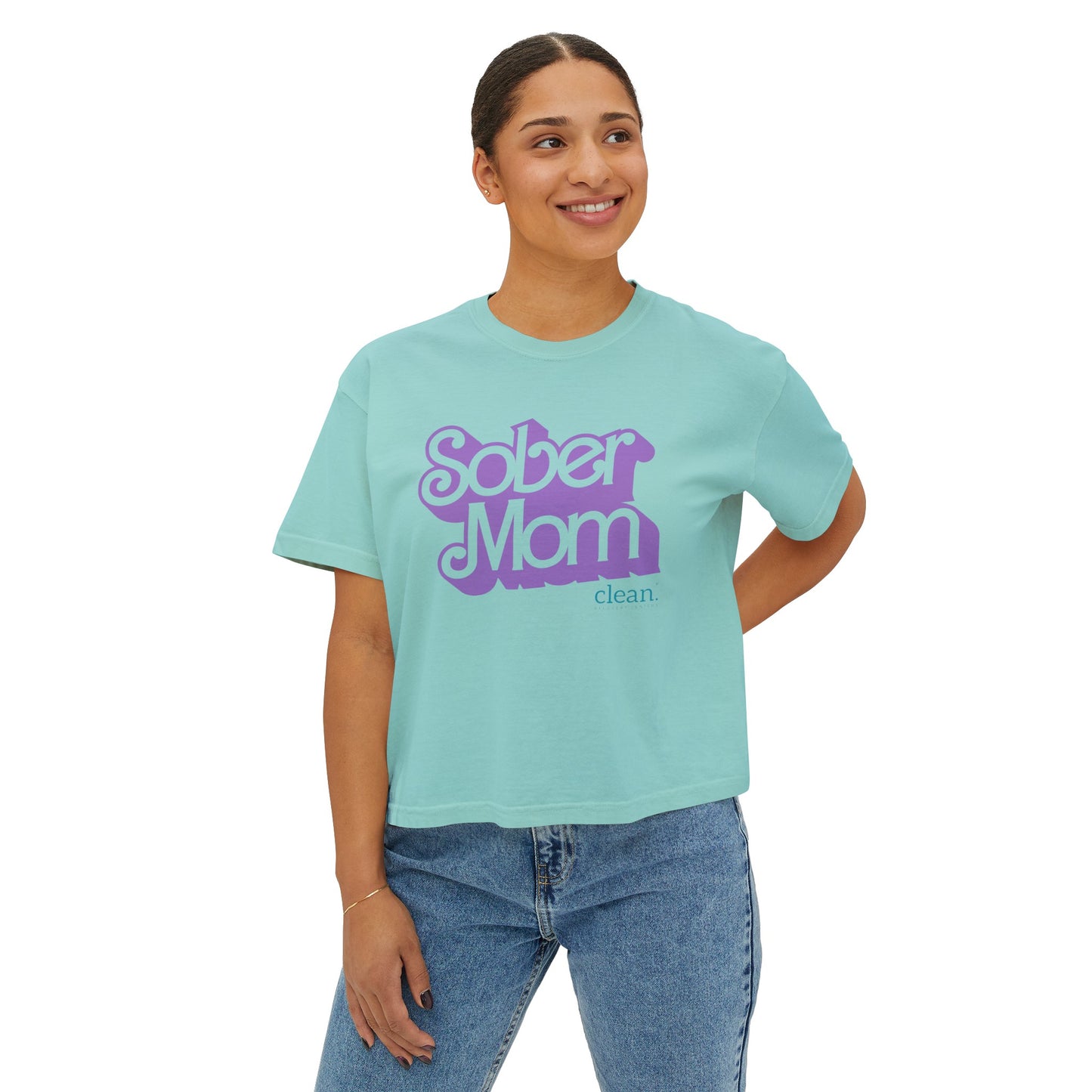 Sober Mom Boxy Tee