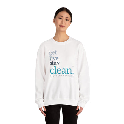 Get, Live, Stay Clean Crewneck Sweatshirt