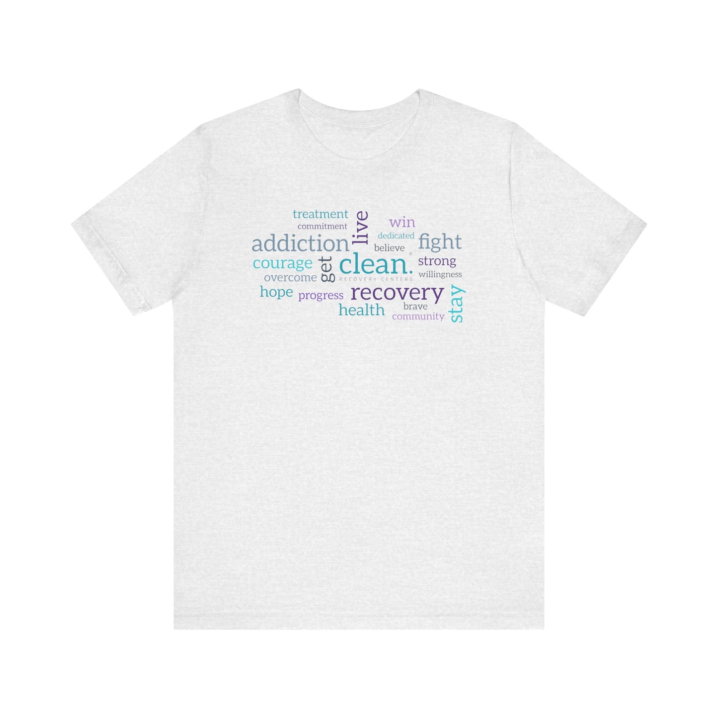 Clean Word Cloud Jersey Short Sleeve Tee