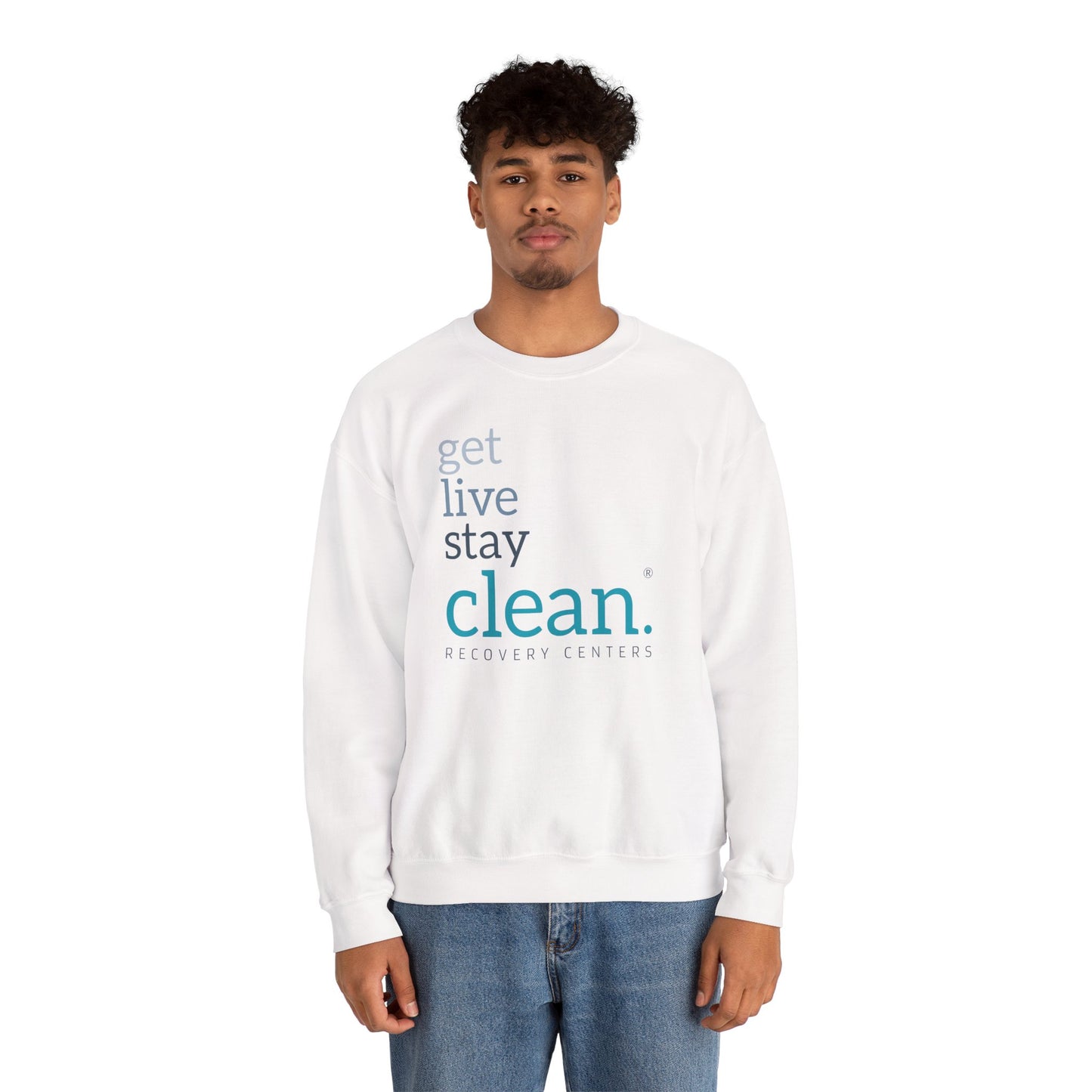 Get, Live, Stay Clean Crewneck Sweatshirt