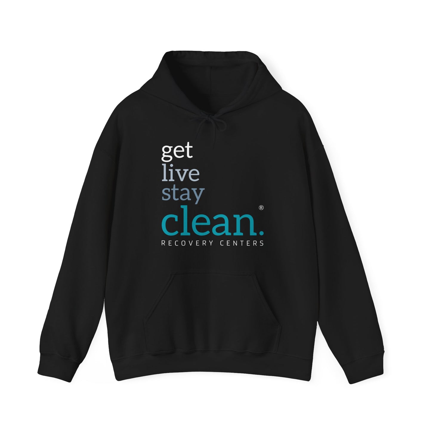 Get, Live, Stay Clean Logo Hooded Sweatshirt