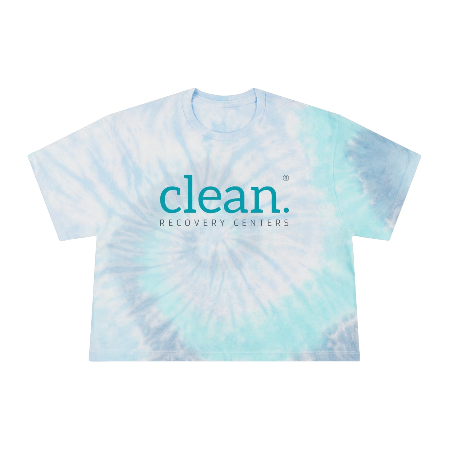 Clean Logo Tie-Dye Crop Tee
