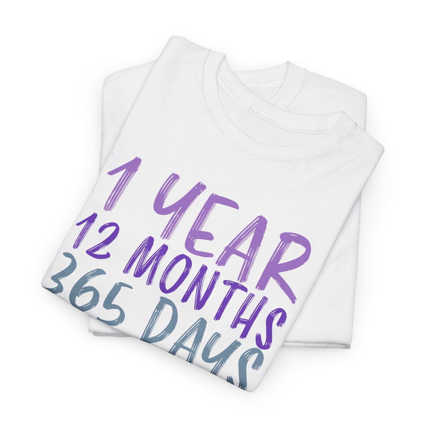 One Year Clean Cotton Tee