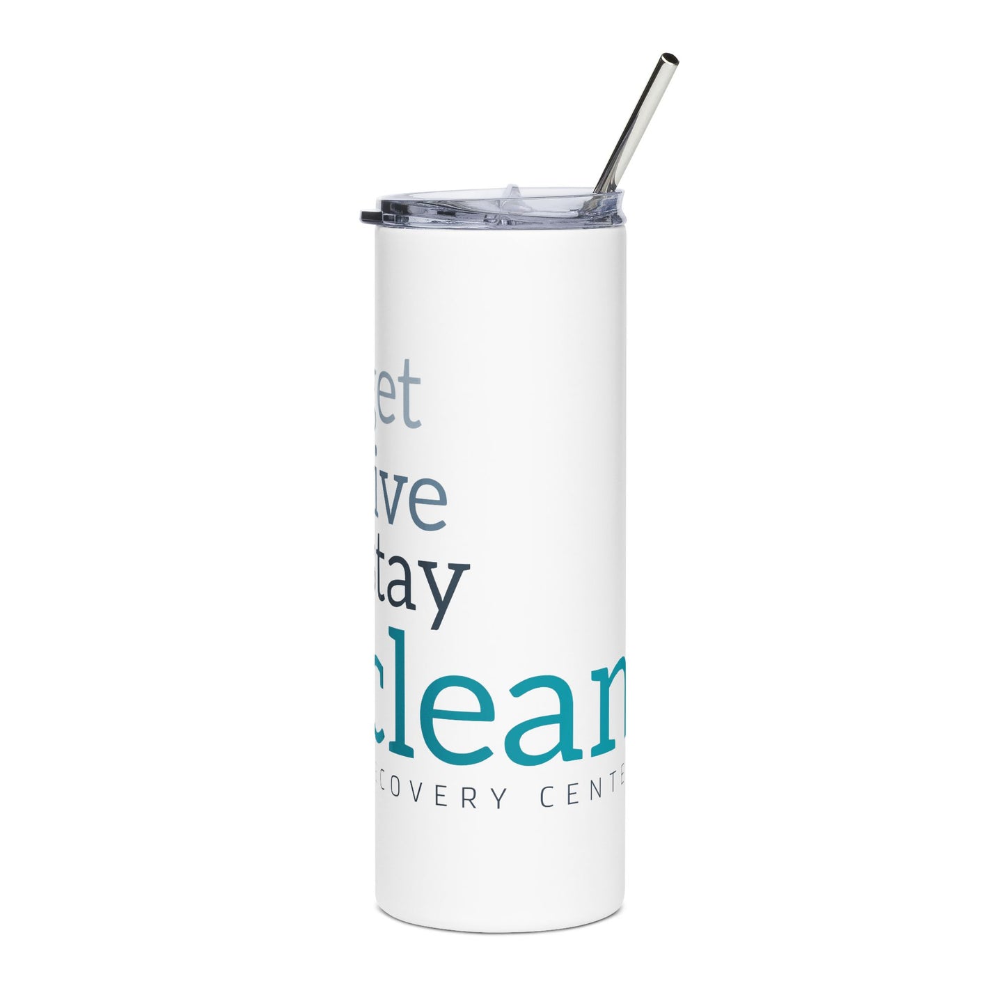 Get, Live, Stay Clean 20oz Slim Tumbler