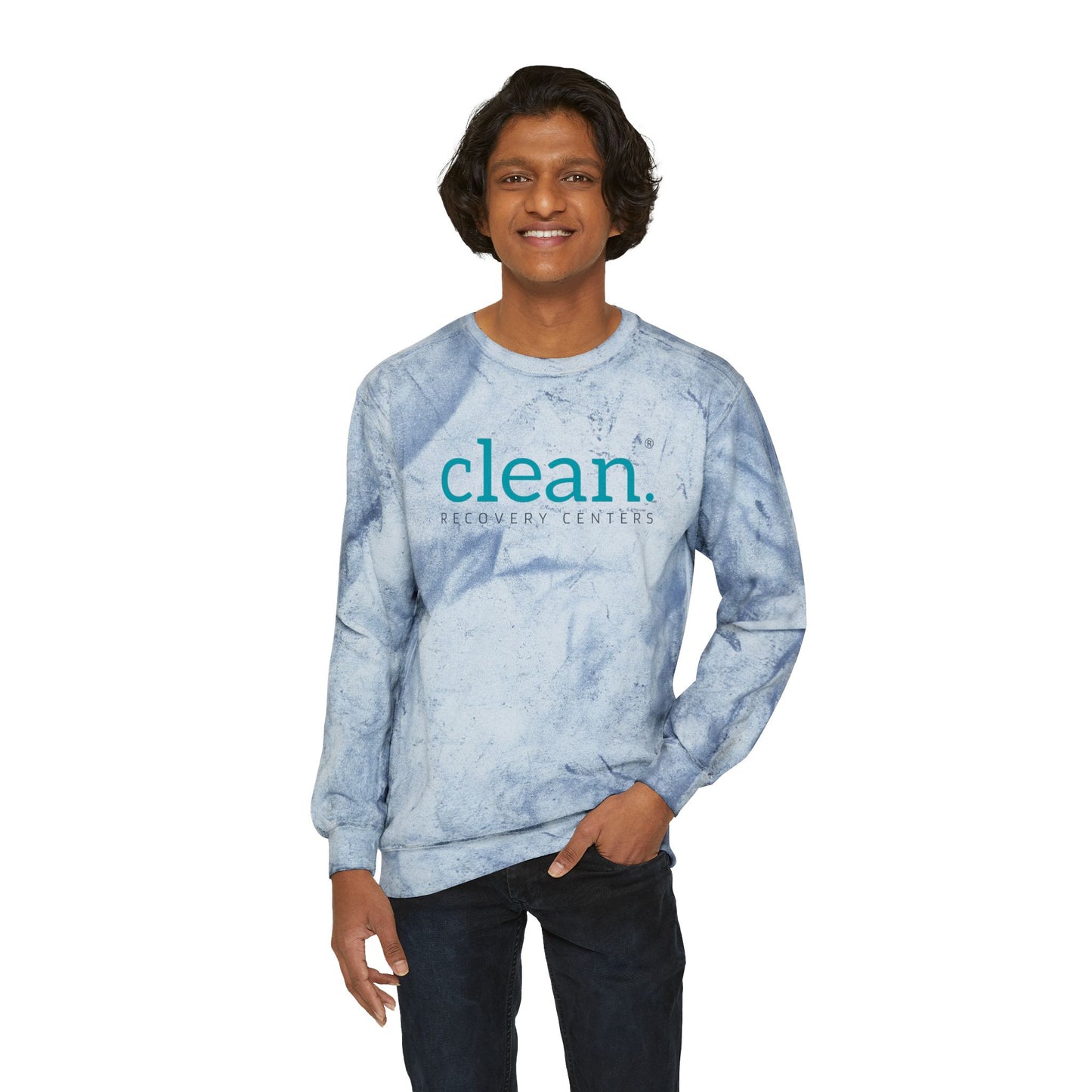 Clean Logo Tie-Dye Sweatshirt
