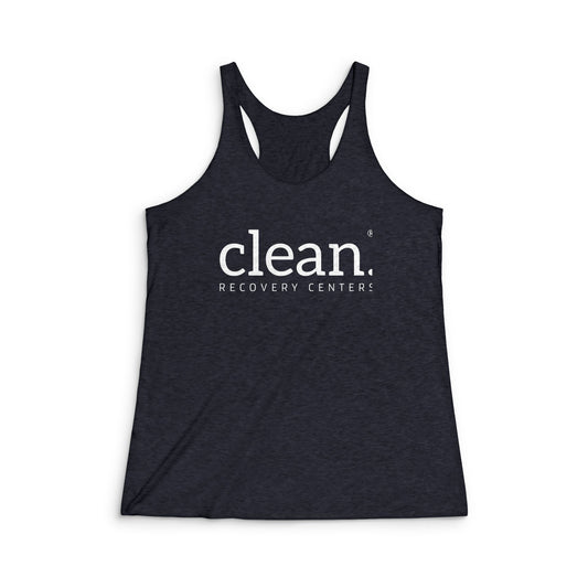 Clean Logo Women's Tri-Blend Racerback Tank