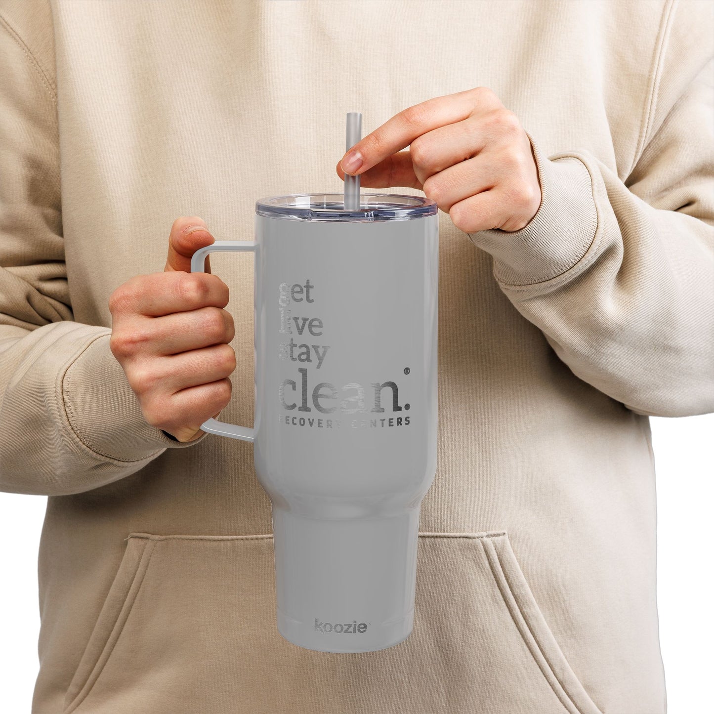 Get Live Stay Clean 40oz Engraved Tumbler