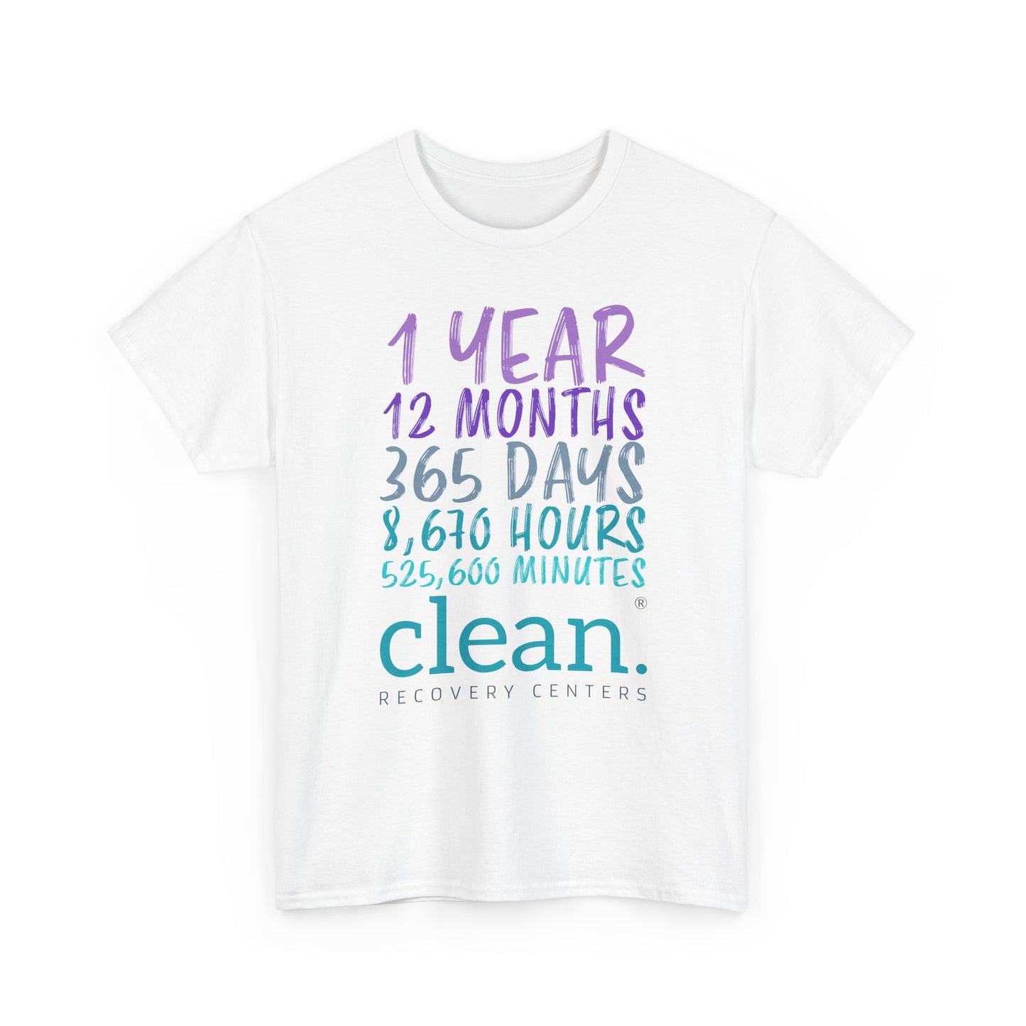 One Year Clean Cotton Tee