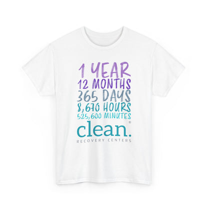 One Year Clean Cotton Tee