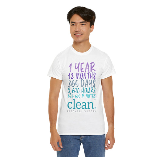 One Year Clean Cotton Tee