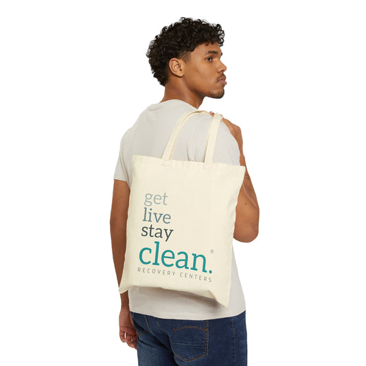 Get, Live, Stay Clean Canvas Tote Bag