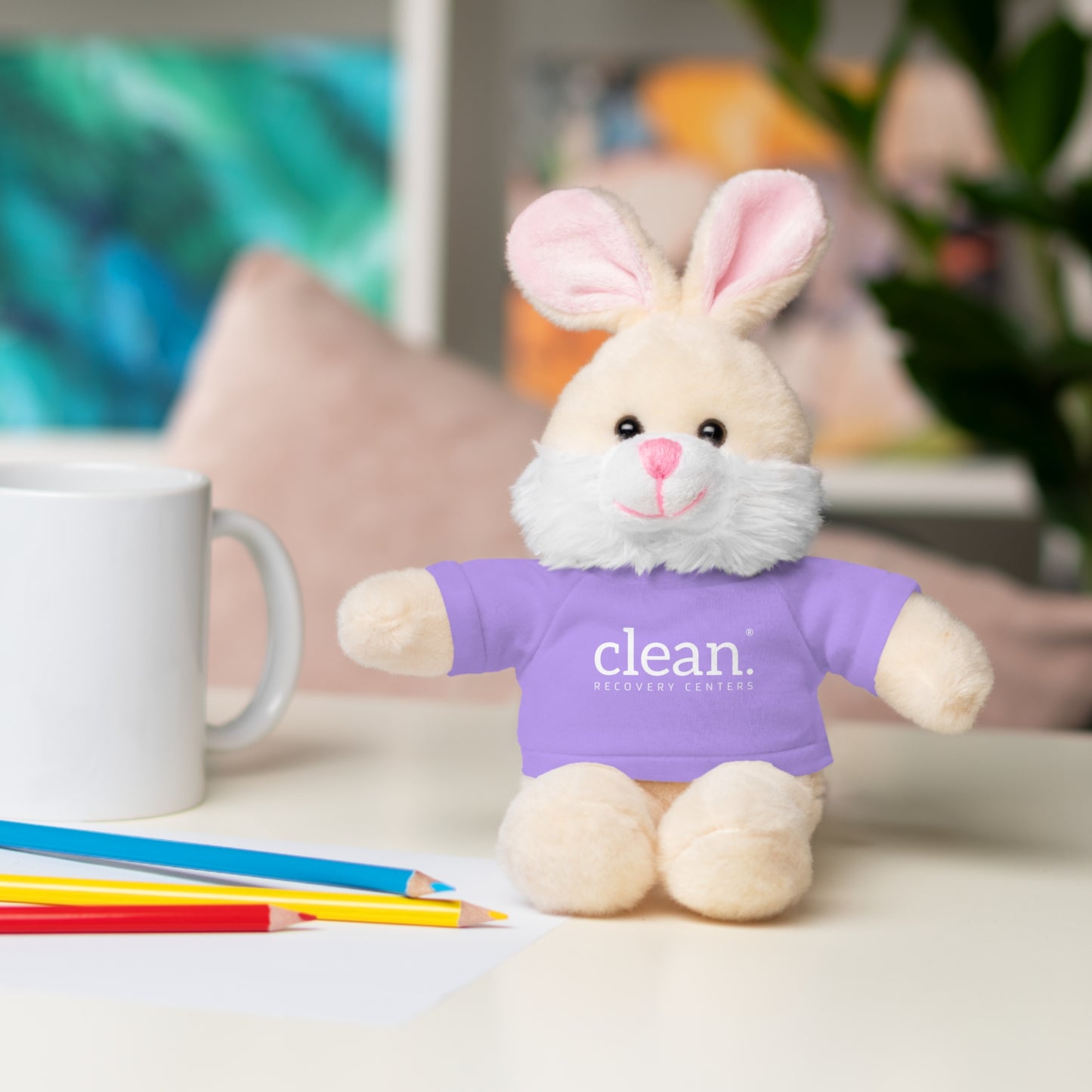 Plush Animals with Clean Logo Tee