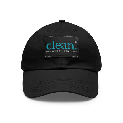 Clean Logo Hat with Leather Patch