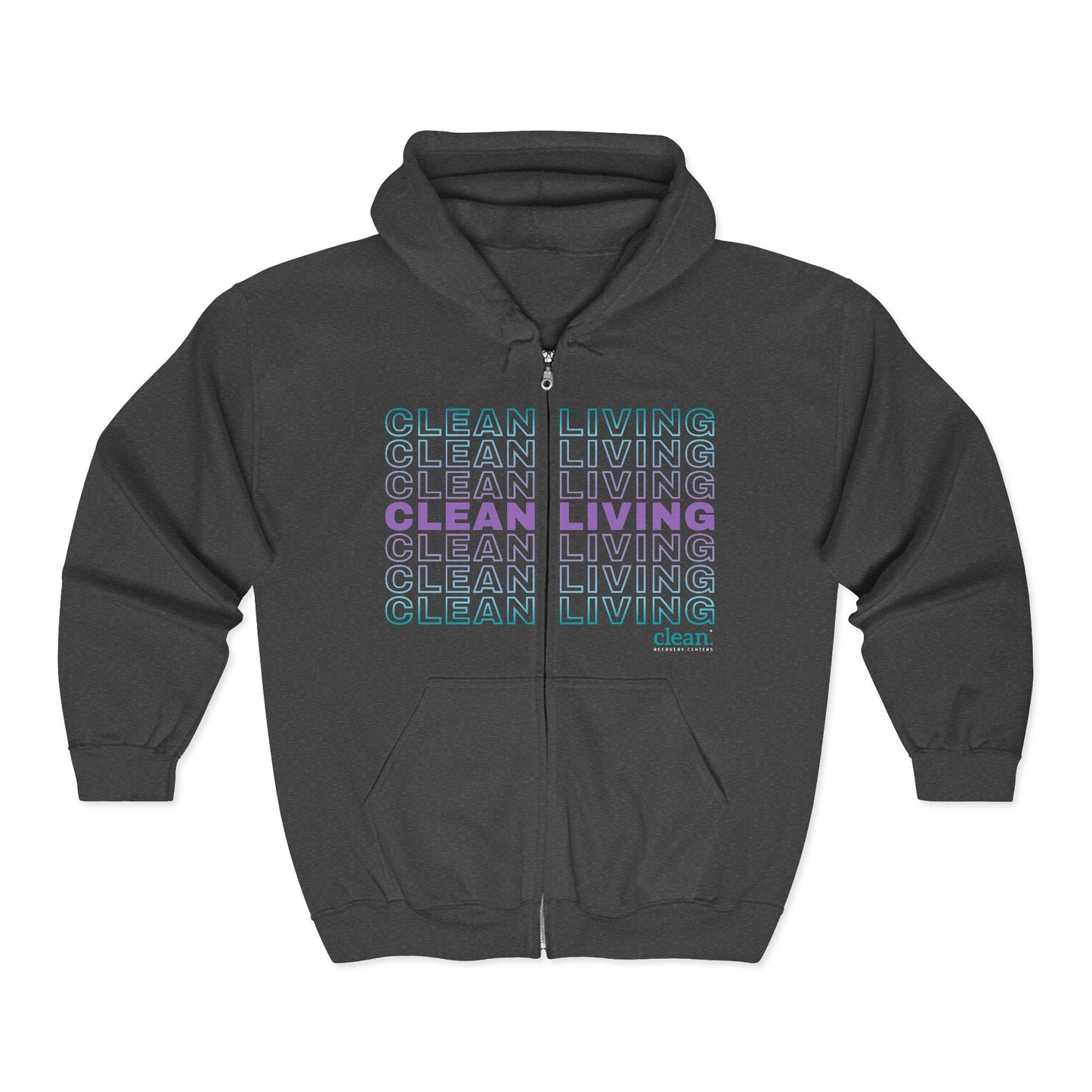 Clean Living Zip Hoodie