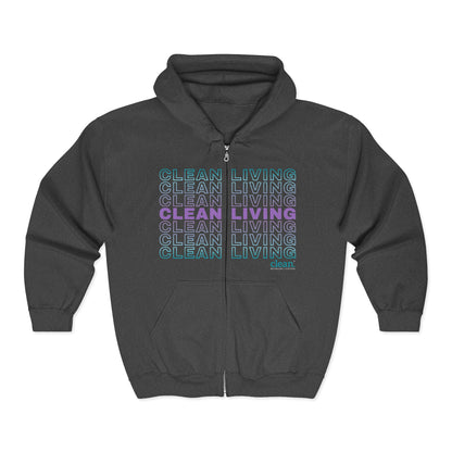 Clean Living Zip Hoodie