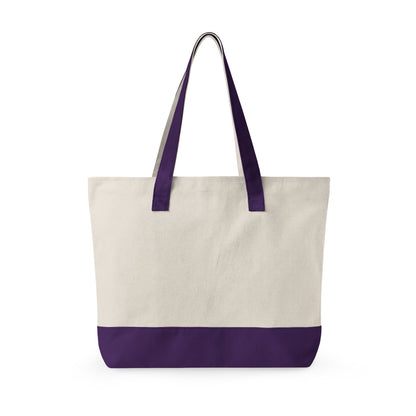 Get Live Stay Clean Zippered Canvas Tote Bag