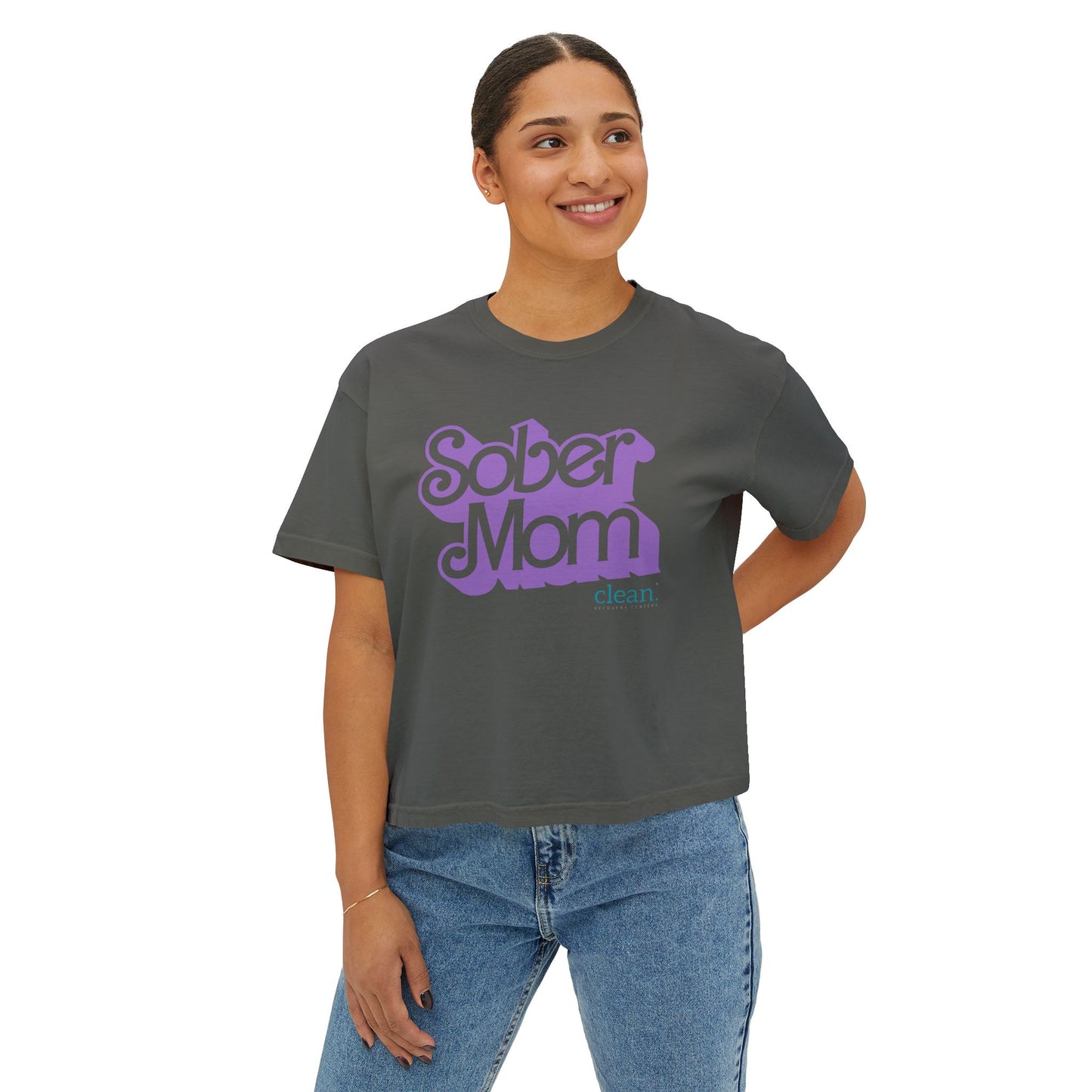 Sober Mom Boxy Tee