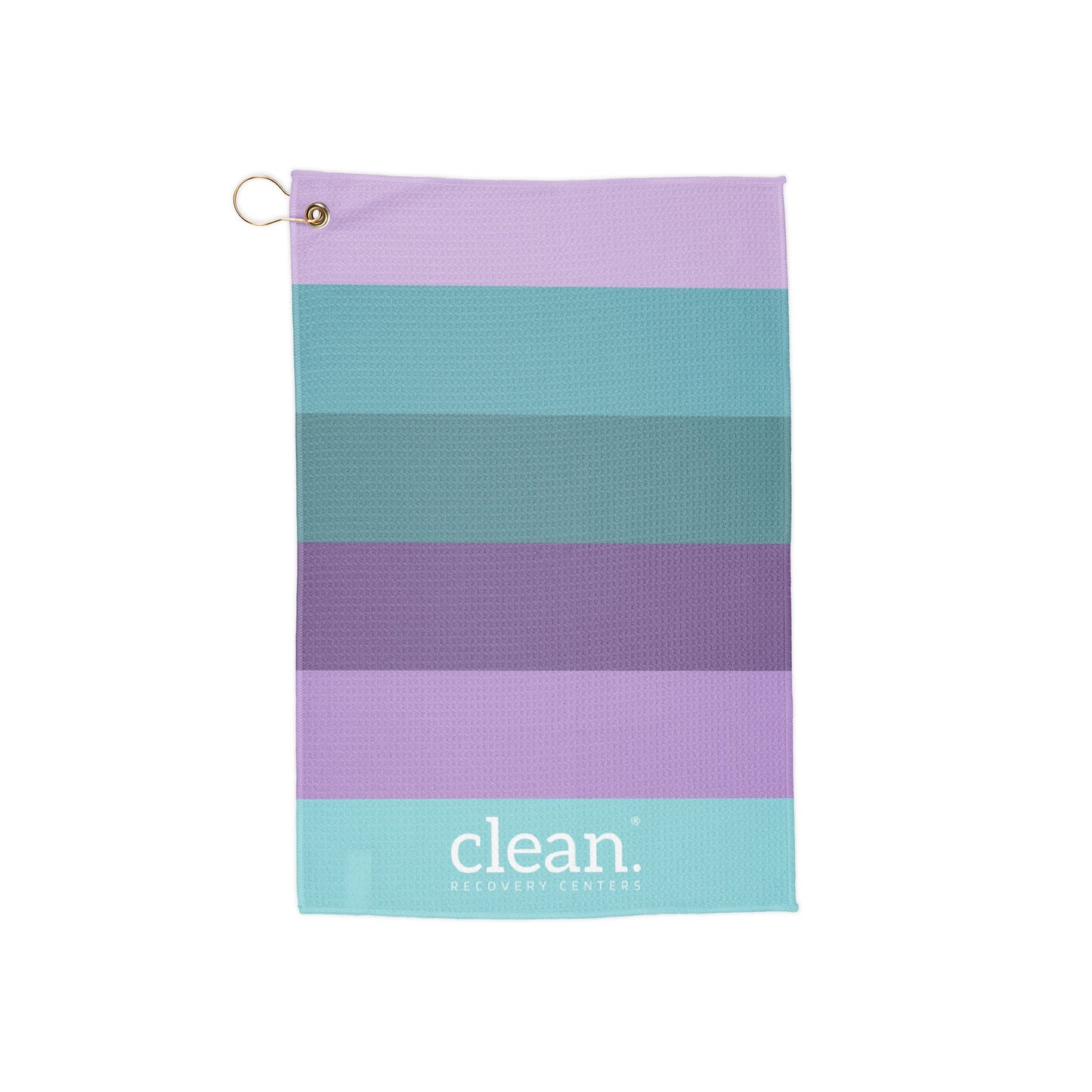 Clean Coastal Colorblock Golf Towel