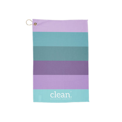 Clean Coastal Colorblock Golf Towel