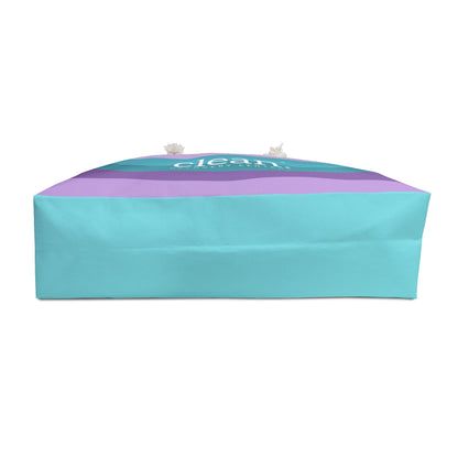 Clean Coastal Colorblock Weekender Tote