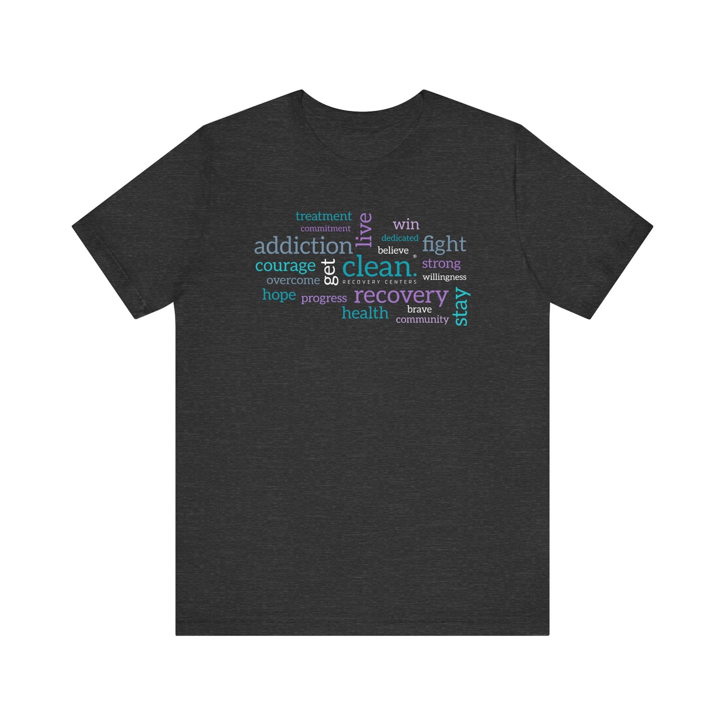 Clean Word Cloud Jersey Short Sleeve Tee