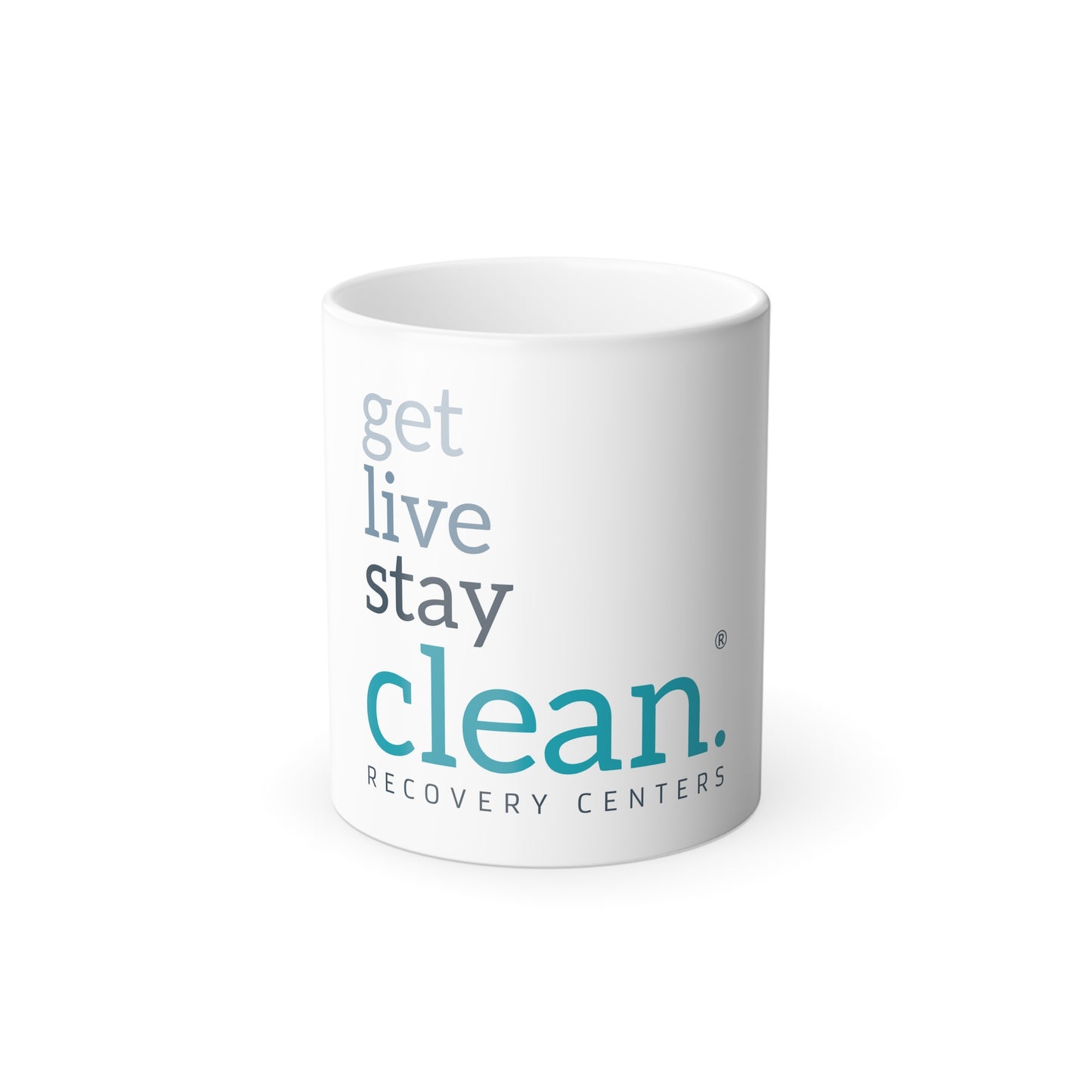 Get, Live, Stay Clean Color Morphing Mug