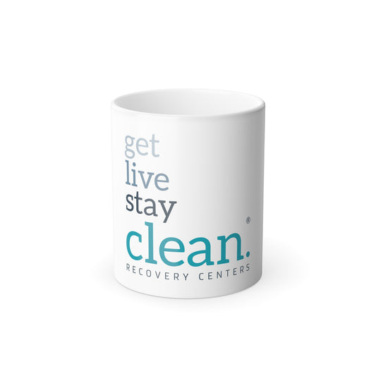 Get, Live, Stay Clean Color Morphing Mug