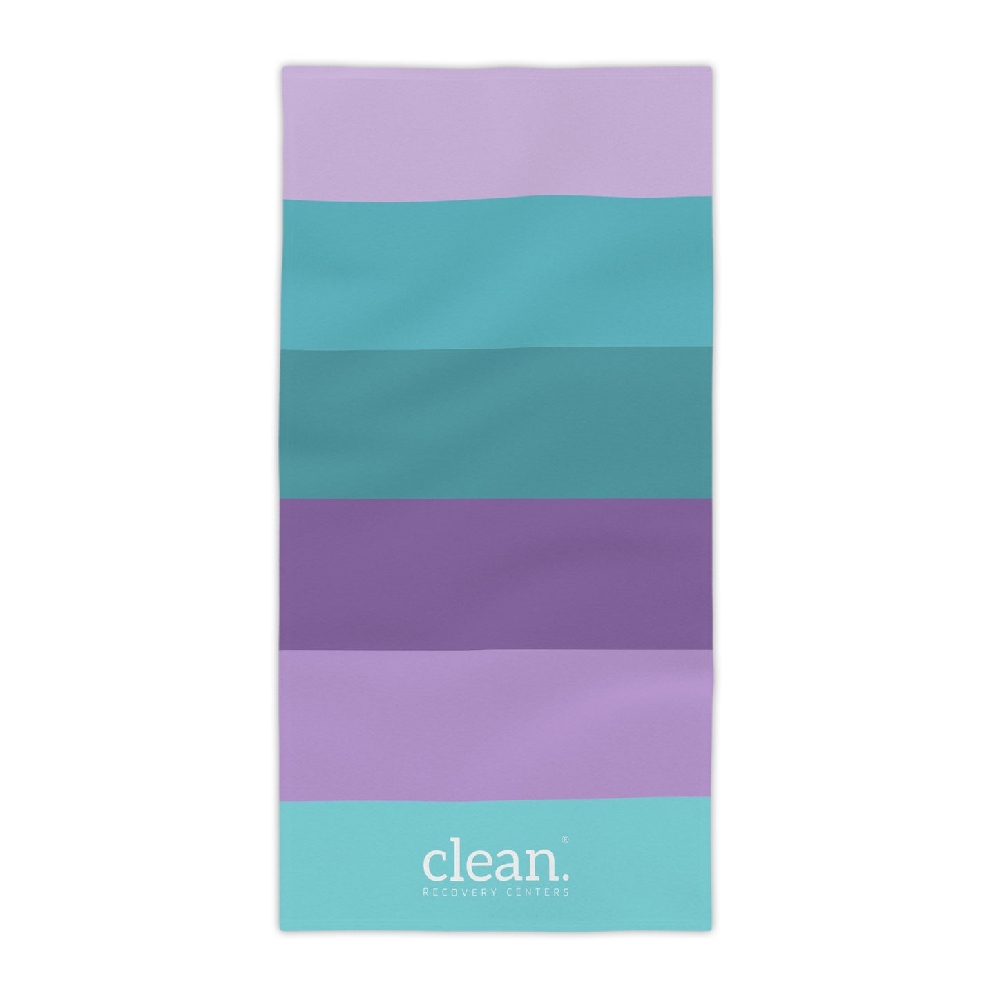 Clean Coastal Colorblock Beach Towel