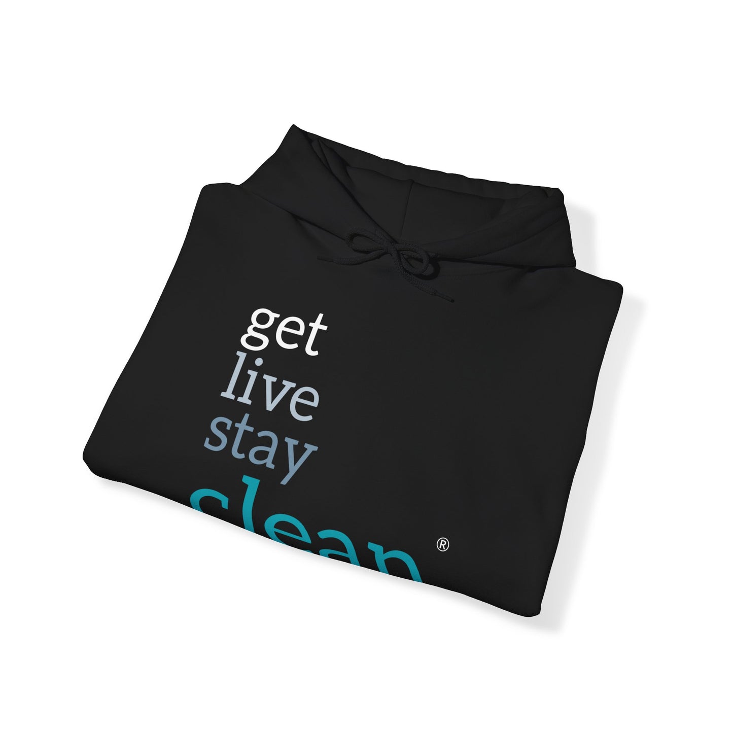 Get, Live, Stay Clean Logo Hooded Sweatshirt