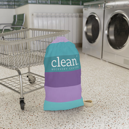 Clean Coastal Colorblock Laundry Bag