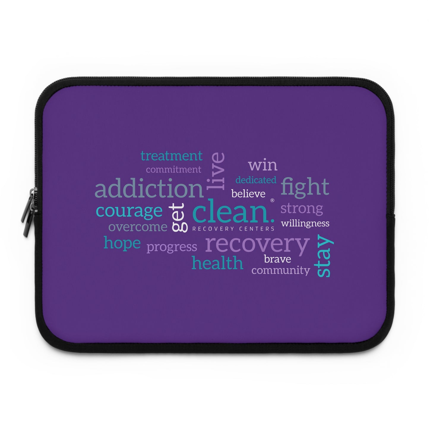 Clean Word Cloud Laptop Sleeve