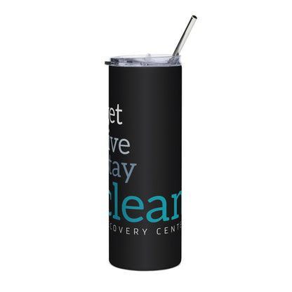 Get, Live, Stay Clean 20oz Slim Tumbler