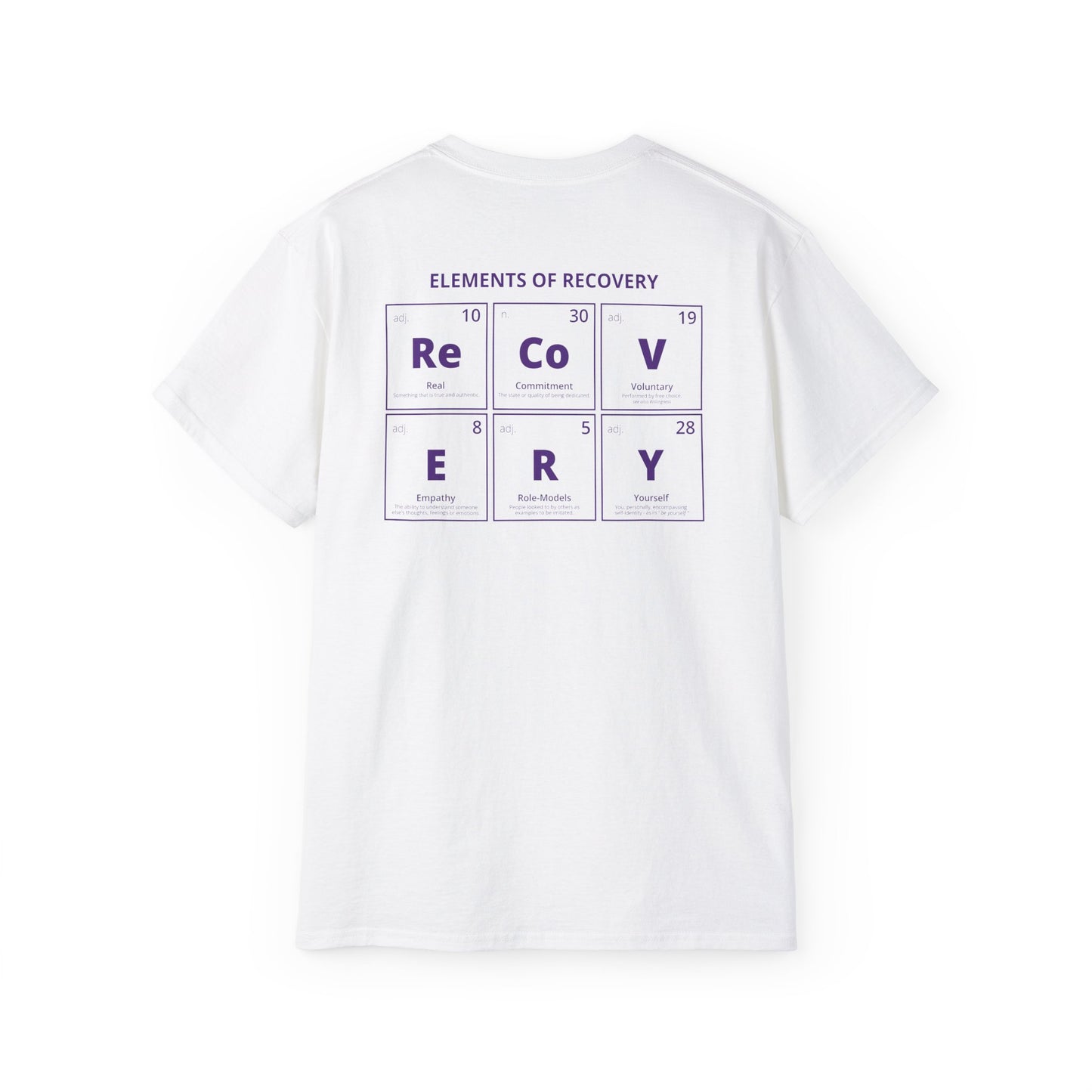 Clean Elements of Recovery Tee