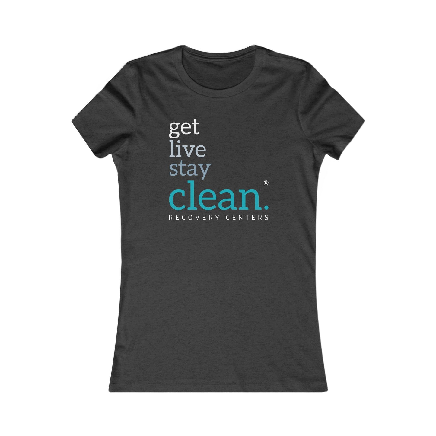 Women's Get, Live, Stay Clean Logo Tee